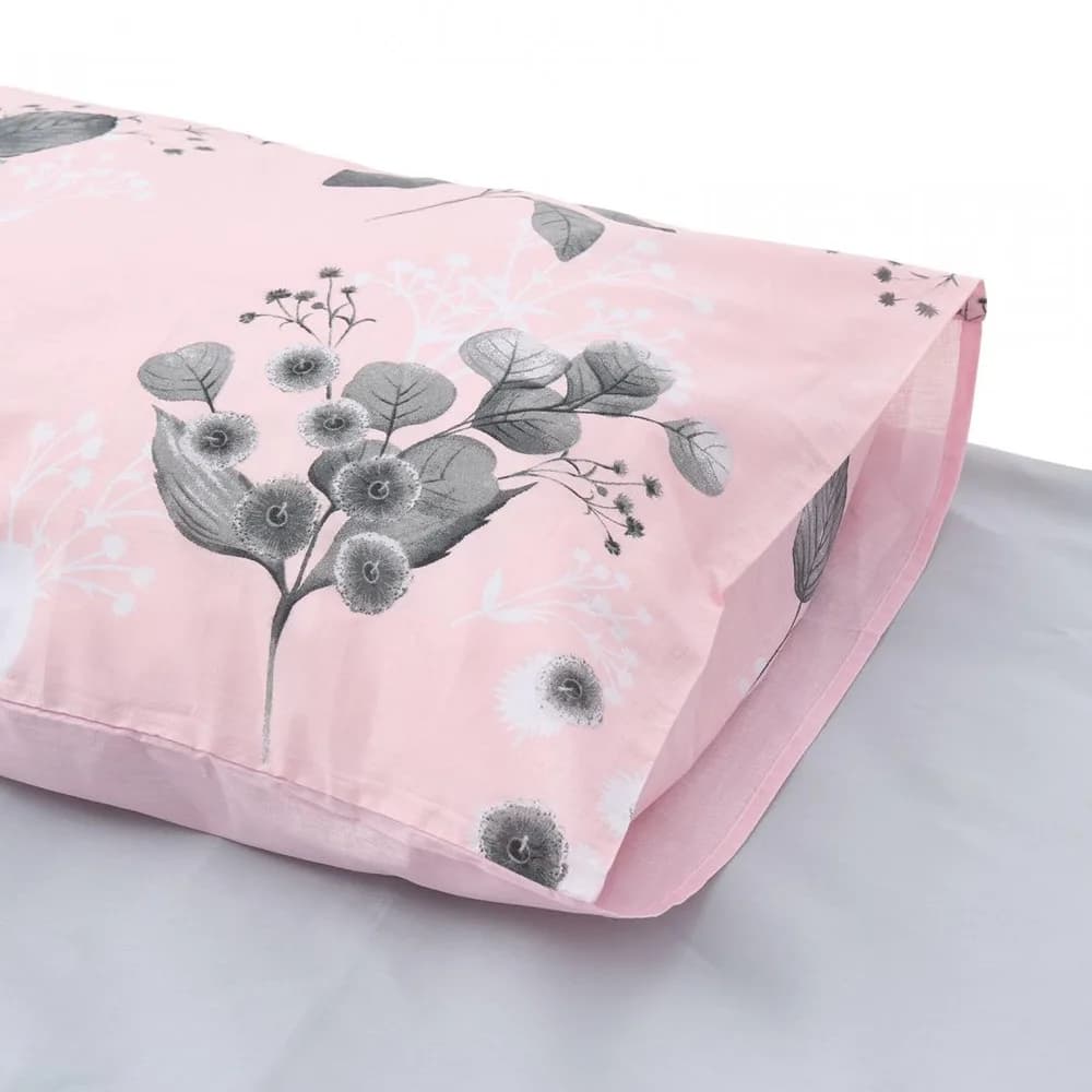 Lenjerie Dubla BBC 4 piese, 132TC - Rose — miniatură