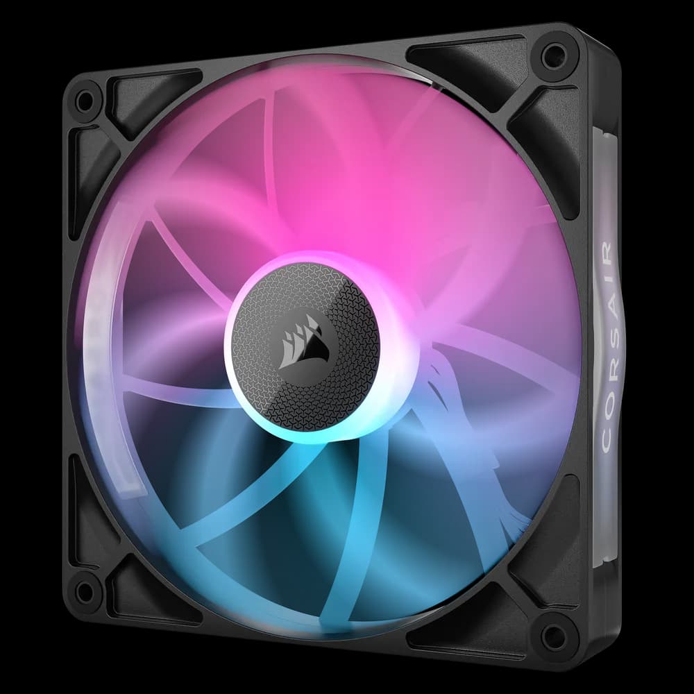 VENTILATOR Corsair iCUE LINK RX140 1x140mm RGB NEGRU, 0.400-2100 RPM +/- 10%,18.1-95.7 CFM, Presiune Statica: 0.15-3.79 mm-H2O, 10-36dBA, Prindere magnetica, Lungime cablu 135mm "CO-9051019-WW" — miniatură
