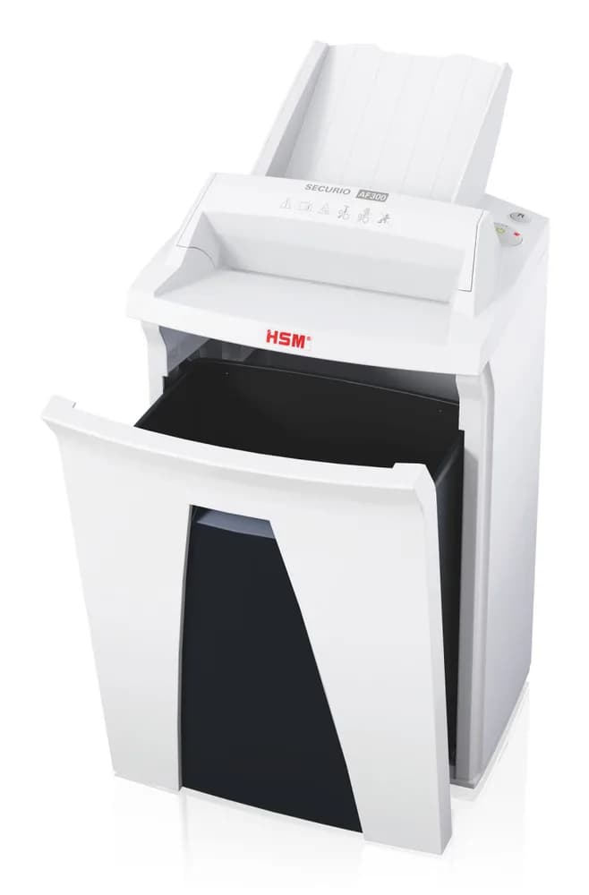 Distrugator documente automat HSM Securio AF300, 6 coli, cross cut (0.78 x 11mm), securitate 6 "H-2095121" — miniatură