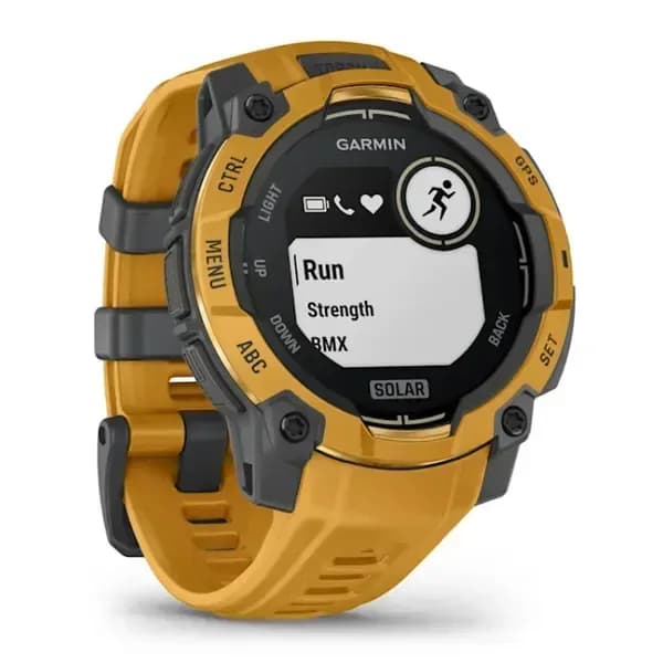 Smartwatch Instinct 3 45 mm, Solar, Sunburst with Sunburst/Grey Band"010-02934-02" — miniatură