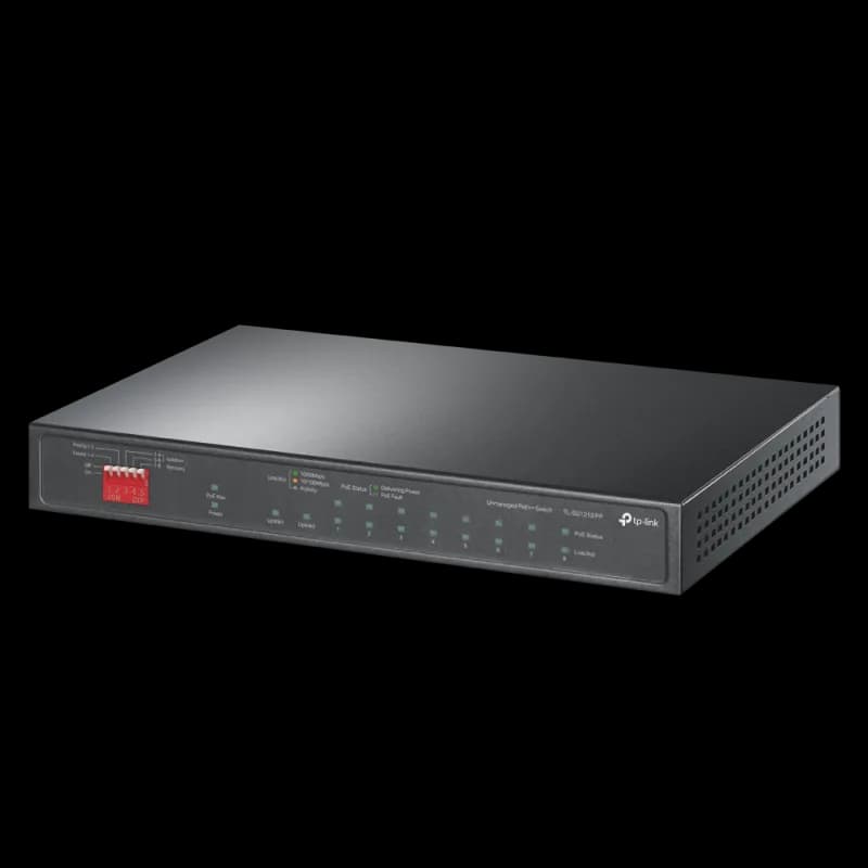 Switch Desktop 10-Port Gigabit with 6-Port PoE+ and 2-Port PoE++ PORT: 2× Gigabit PoE++ Ports, 6× Gigabit PoE+ Ports, 2x Gigabit Non-PoE Ports, 1× Combo Gigabit SFP Slot SPEC: 802.3af/at/bt type3, 123 W PoE Power, Desktop Steel Case FEATURE: Extend Mode for 250m PoE Transmitting for Port1-4