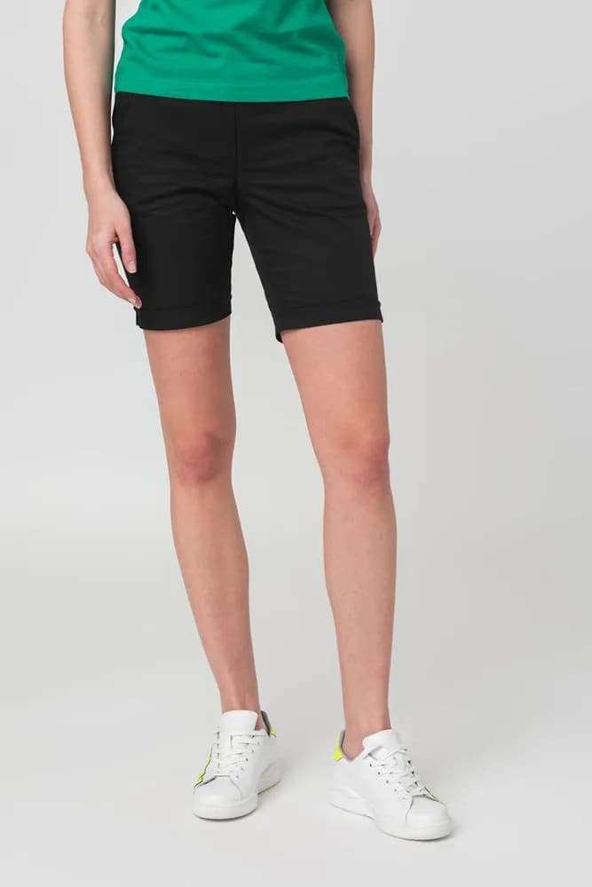 PANTALONI SCURT CASUAL FEMEI BLACK XL — miniatură