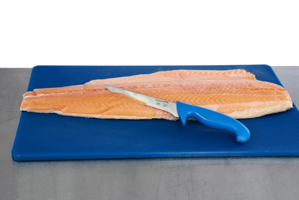 CUTIT DEZOSAT PROFESIONAL 18CM, ALBASTRU, CHEF LINE, COOKING BY HEINNER — miniatură