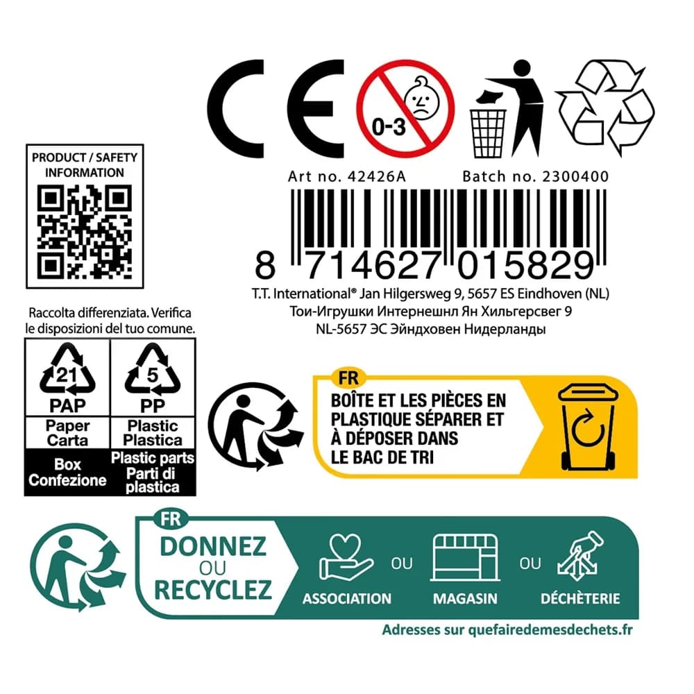 Aspersor de apa pentru copii, Racheta - Toi-Toys — miniatură