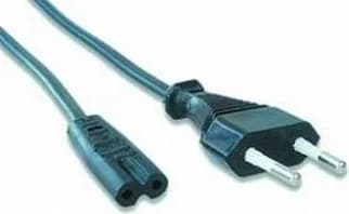 CABLU alimentare GEMBIRD casetofon, 1.8m, intrare Euro plug, iesire C7, bulk, black, "PC-184/2"