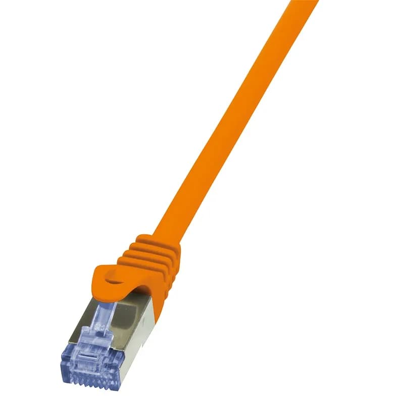 PATCH CORD S/FTP LOGILINK Cat6a, LSZH, cupru, 2 m, portocaliu, AWG26, dublu ecranat "CQ3058S"