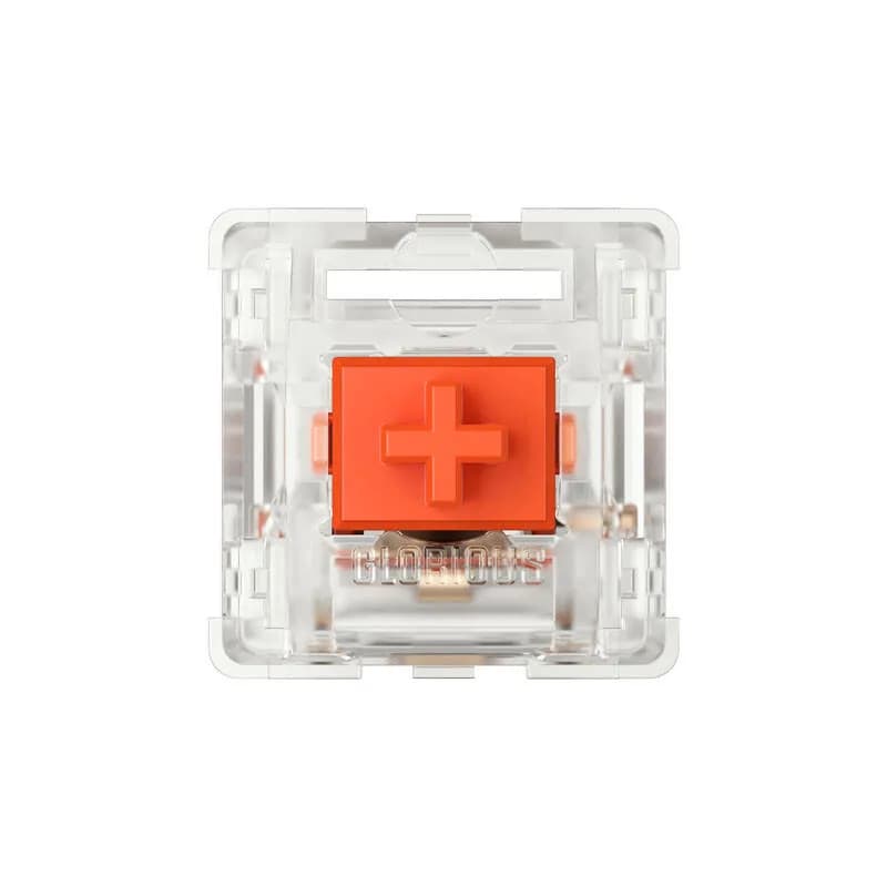 Glorious Tastatura mecanica GMMK PRO 75% Pre-built, USB-C, Fox Linear Switch, Layout US, Negru/Alb "GLO-GMMK-P75-FOX-B" — miniatură