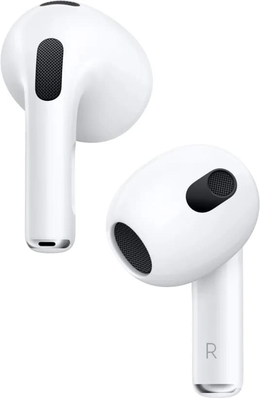 CASTI Apple Airpods gen3, pt. smartphone, wireless, intraauriculare - butoni, microfon pe casca, conectare prin Bluetooth 5.0, alb, "mme73zm/a"