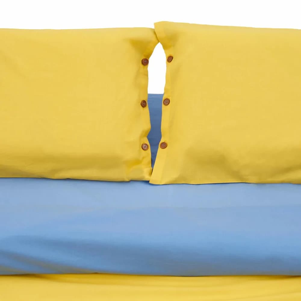 SET DE PAT DUBLU BBC YELLOW/BLUE — miniatură