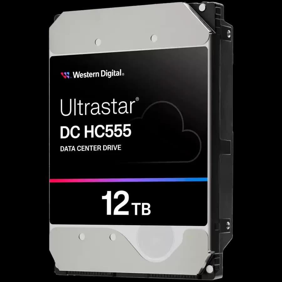 HDD Server WD Ultrastar DC HC555 12TB 512e SE, 3.5", 512MB, 7200 RPM, SATA, NP3, SKU: 0B48720 "WUH722012CLE6L4"