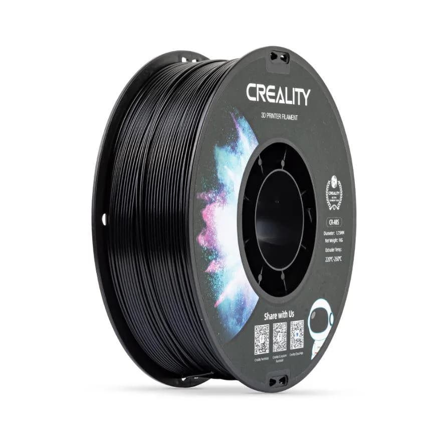 CREALITY CR-ABS 3D Printer Filament, Black, temperatura printare: 220-260, Diametru Filament: 1.75mm, rezistenta la tractiune: 43MPa,diametru suport filament: 200mm, NON-Toxic, Utilizare: pana la 6 luni de la deschiderea ambalajului. — miniatură