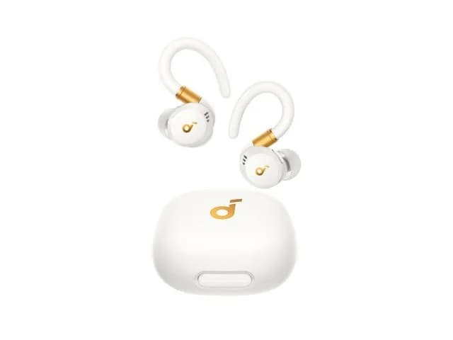 Casti Anker "Soundcore Sport X20", in-ear, utilizare multimedia, Bluetooth 5.3, 6 x mic, durata baterie pana la 48 ore, IP68, ANC, alb, "A3968G21" - 0194644187002 — miniatură