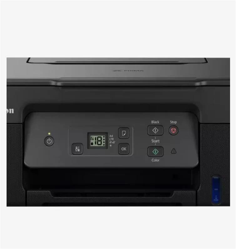"Multifunctional inkjet color CISS Canon PIXMA G2470, dimensiune A4(Printare, Copiere, Scanare), viteza imprimare 11ipm alb-negru, 6ipm color,rezolutie printare 4800x1200 dpi, imprimare fara margini, alimentarehartie 100 coli, scanner CIS rezolutie 600x1200 dpi, copiere multipla 99copii, Zoom 25 — miniatură
