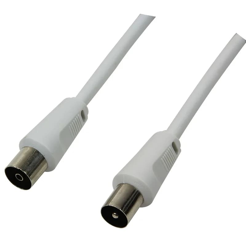 PATCH CORD COAXIAL LOGILINK, RG59, 2.5m, male to female, alb, "CA1061"