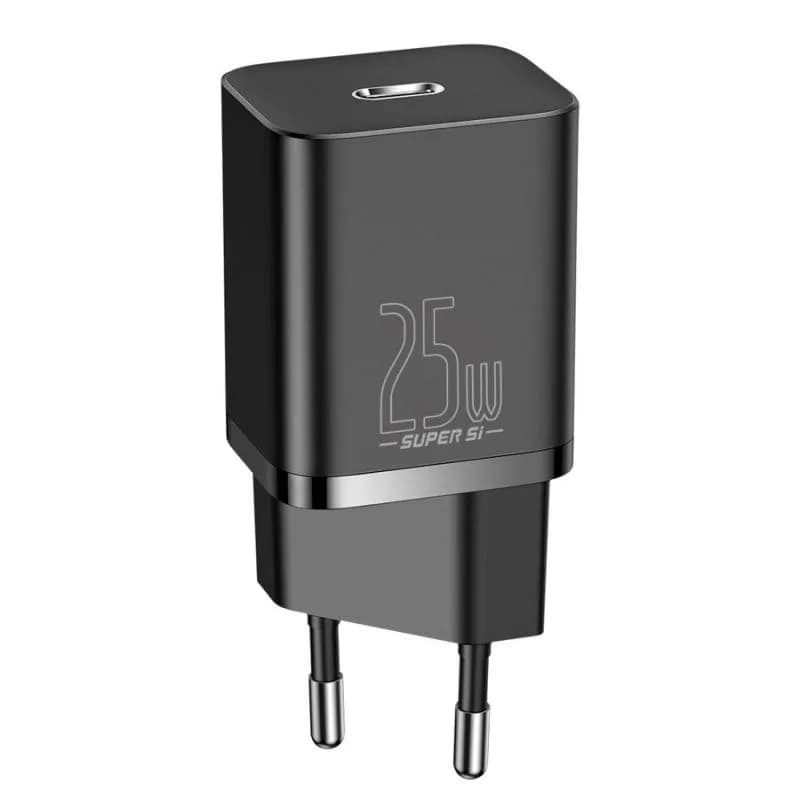Incarcator retea Baseus Super Si, 25W, 1 port, Negru — miniatură