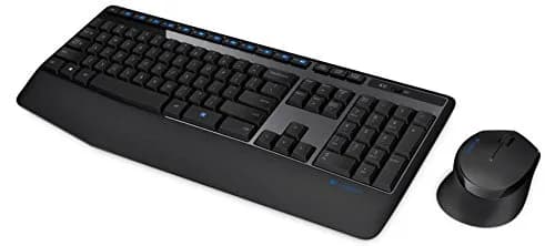 KIT wireless LOGITECH, tastatura wireless + mouse wireless, black, "MK345" "920-006489" — miniatură