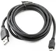 CABLU alimentare si date GEMBIRD, pt. smartphone, USB 2.0 (T) la Micro-USB 2.0 (T), 1m, black, "CCP-mUSB2-AMBM-1M"