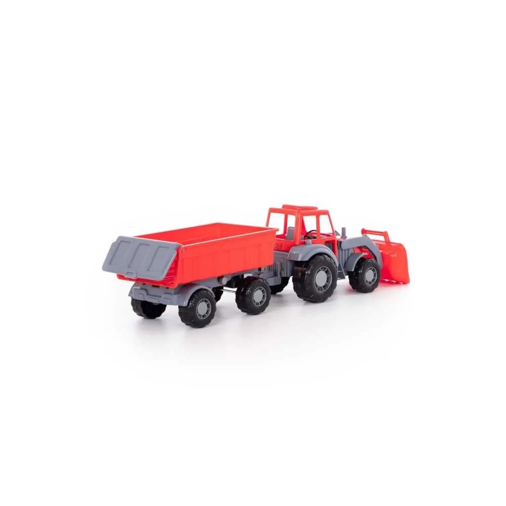 Tractor cu remorca si incarcator - Altay, 67x17x18 cm, Polesie — miniatură