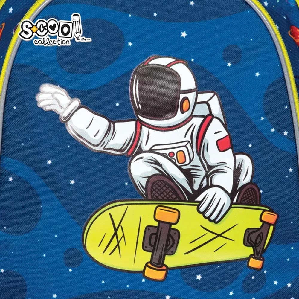 Ghiozdan anatomic SPACE, 38x39x19.5 cm - S-COOL — miniatură