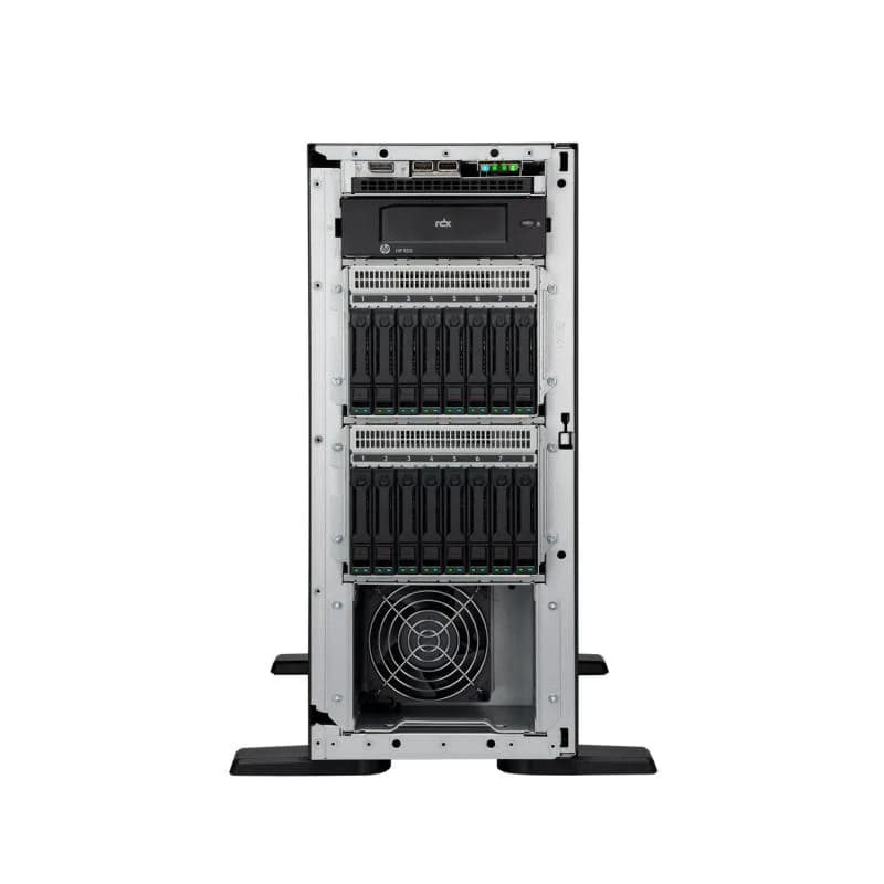 HPE ProLiant ML110 Gen11 4510 12-core 1P 64GB-R MR408i-o 8SFF 2x480GB SSD 2x1000W RPS EU Server — miniatură