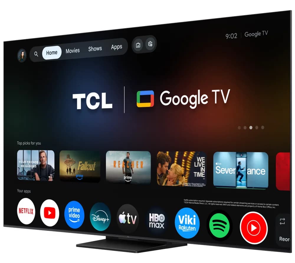 Televizor QD-MiniLED TCL 55MQLED75L, 138 cm, Smart Google TV, 4K Ultra HD, 144Hz, Onkyo (Model 2026) — miniatură