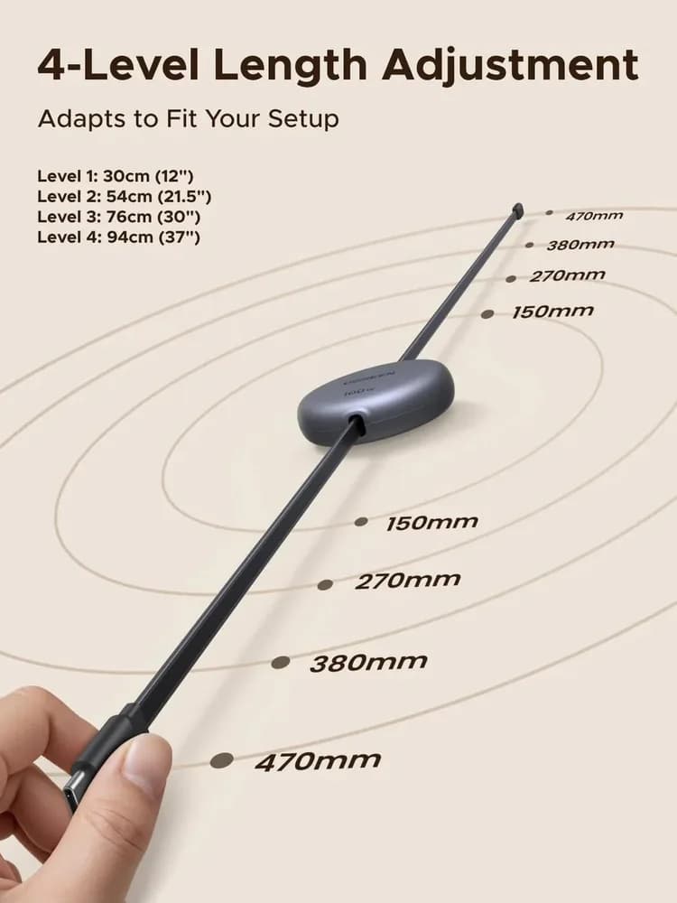CABLU alimentare si date Ugreen, "L531", Fast Charging Data Cable pt. smartphone, USB Type-C la USB Type-C 100W, retractabil 1m, gri "65905" — miniatură