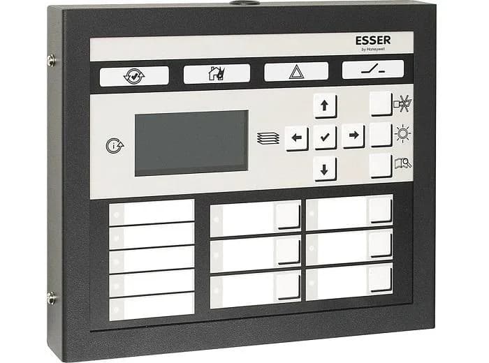 Panou repetor Esser FX808464 GMT 4000 pentru centrale FlexES Control siIQ8Control, montaj aparent, conectare la interfata RS485 sau TTY (infunctie de centrala), panou de comanda capacitiv, conectarea optionalaredundanta sau neredundanta, ecran grafic cu 6 linii a cate 20caractere, etichetele-text