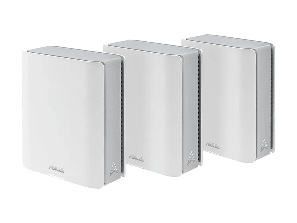 Router Mesh Asus ZenWiFi BT10(3PK), 18 GbpsDual 10G Ports,4G & 5G Mobile Tethering "BT10(W-3-PK)"