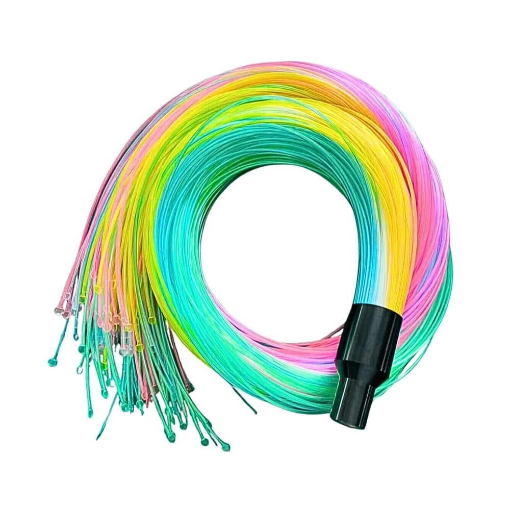 Fire de fibră optică colorate 1,5m x 150 fire — miniatură