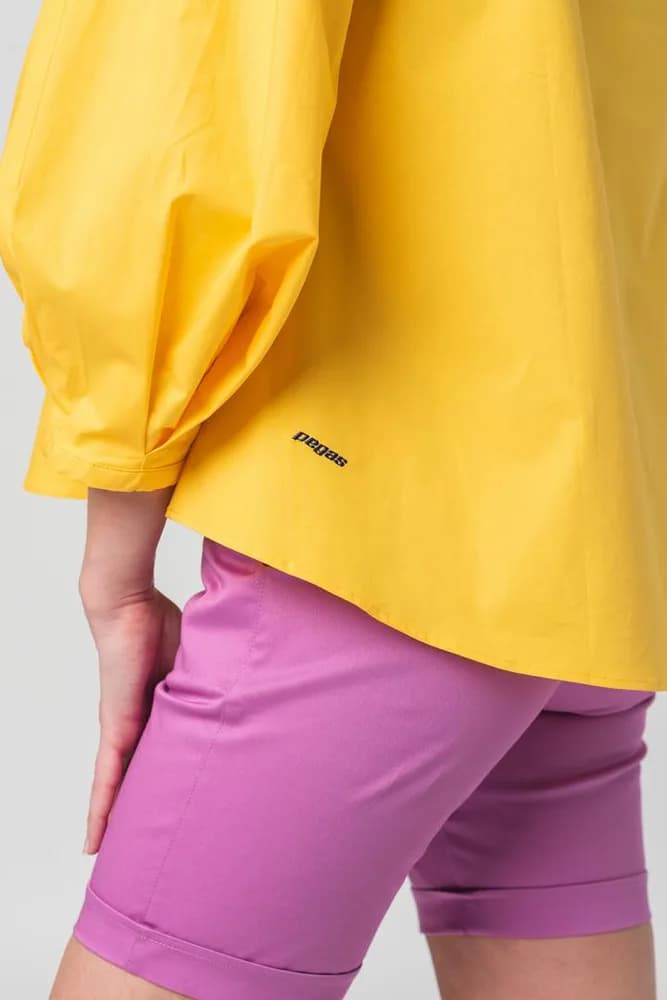 CAMASA CASUAL FEMEI YELLOW S — miniatură