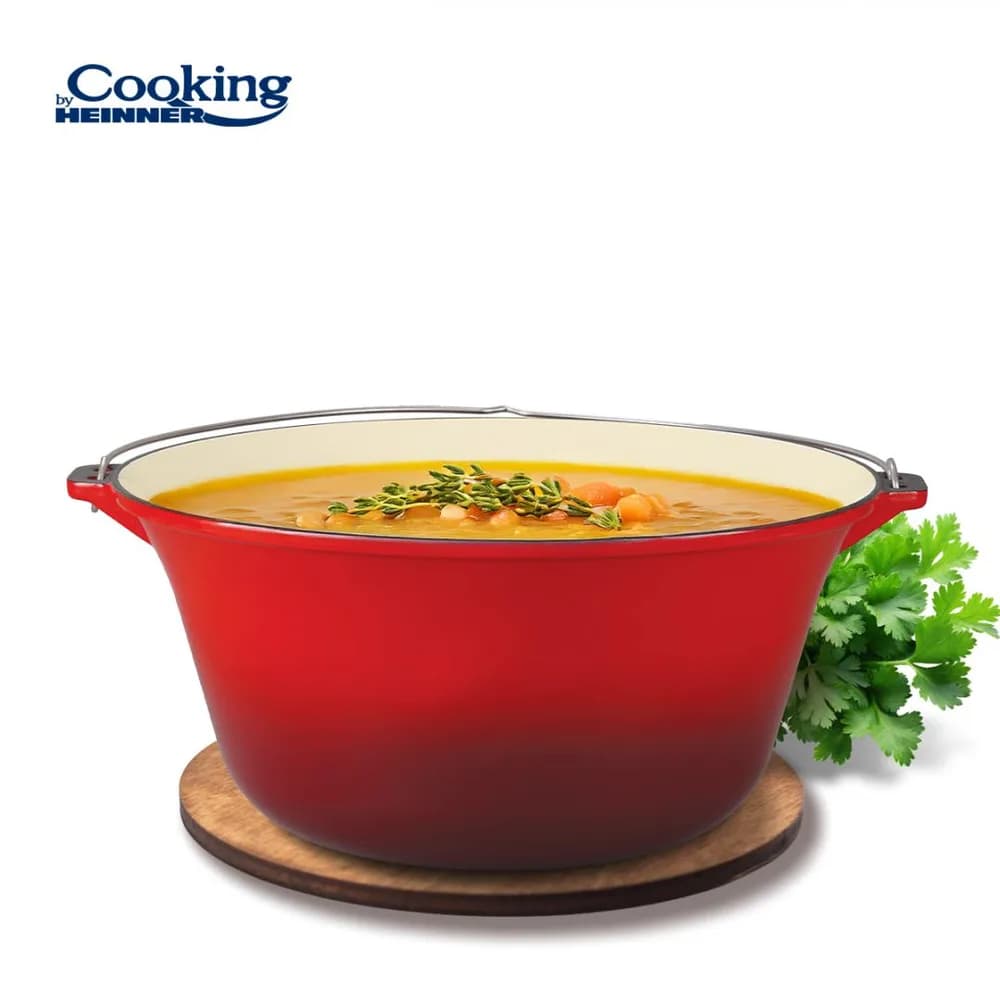 CEAUN DIN FONTA EMAILATA 49X23 CM, 22 L, COOKING BY HEINNER — miniatură