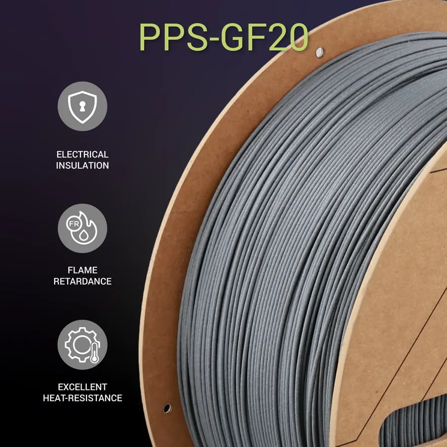 Filament Polymaker Fiberon PPS-GF20 — miniatură