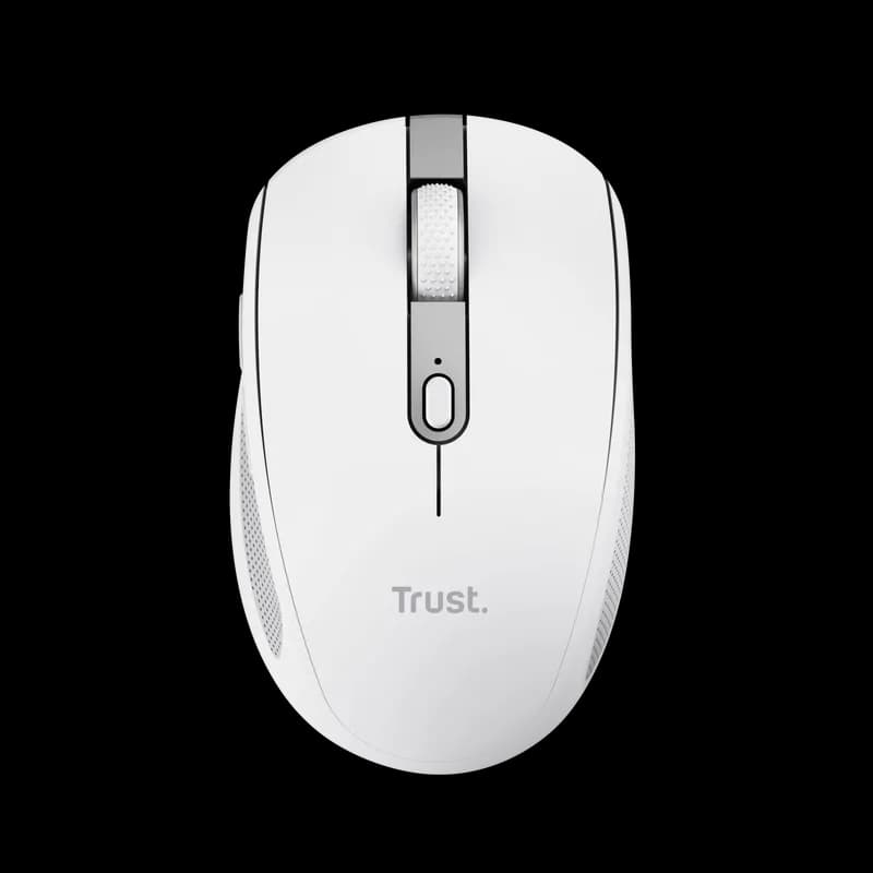 Mouse Wireless Trust Ozaa, 3200 dpi, Alb — miniatură