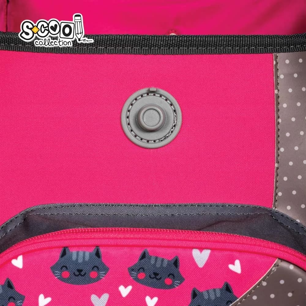 Ghiozdan anatomic I AM SO PURRFECT, 30x22x42 cm - S-COOL — miniatură