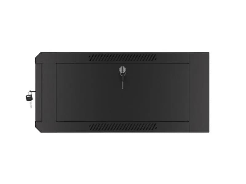 Dulap rack de perete 19", 4U, 600 mm, asamblare rapida, negru,