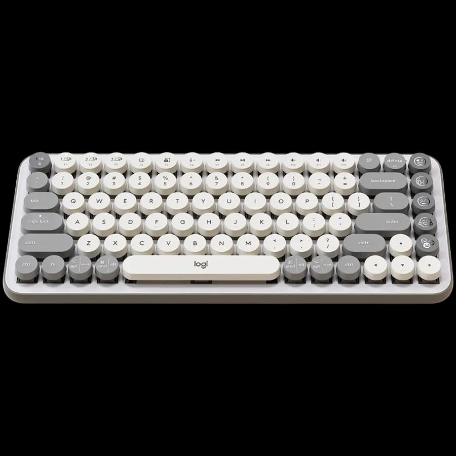 LOGITECH POP ICON KEYS - OFF WHITE - US INTL - BT - INTNL-973 "920-013072"