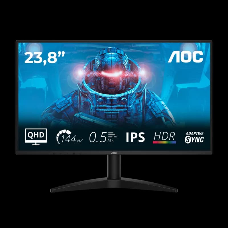 Monitor Gaming AOC Q24B36X, 23.8", 2560 x 1440 pixeli, Black