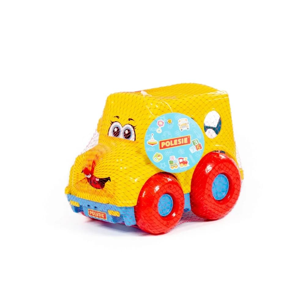 Autobuz + cuburi educative, 23.5x15.2x17 cm, Polesie — miniatură