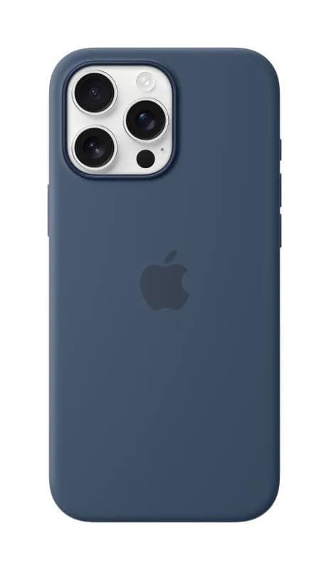 iPhone 16 Pro Max Silicone Case with MagSafe - Denim
