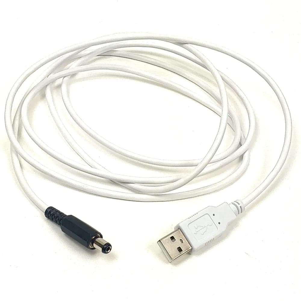 Tápkábel USB-röl 5,5/2,1mm-es dugaszhoz
