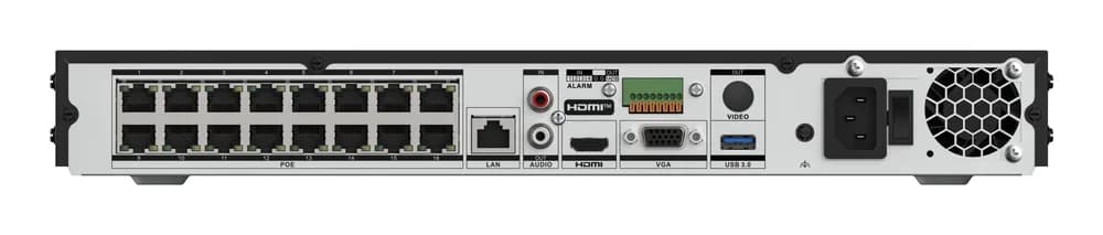 NVR 16 CH 4K 2XSATA 16x POE ACUSEEK "DS-7616NXI-I2/16P/VPRO" — miniatură