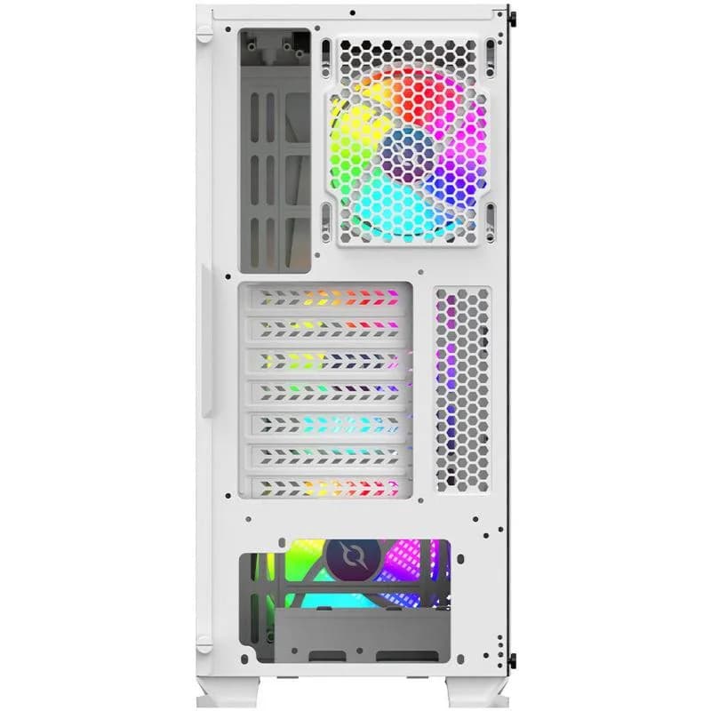Carcasa AQIRYS CANOPUS, RGB, Mid Tower, White — miniatură