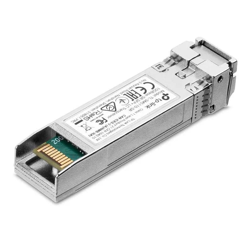 "10Gbase-SR SFP+ LC Transceiver SPEC: 850nm Multi-mode, LC Duplex Connector, Up to 300m Distance" — miniatură