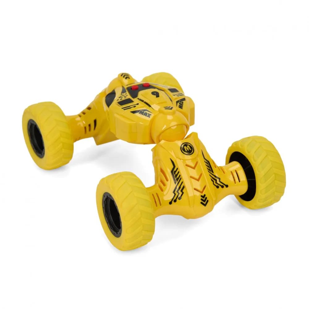 MASINA OFF-ROAD CU LUMINI SI SUNETE, MOMKI, GALBEN — miniatură