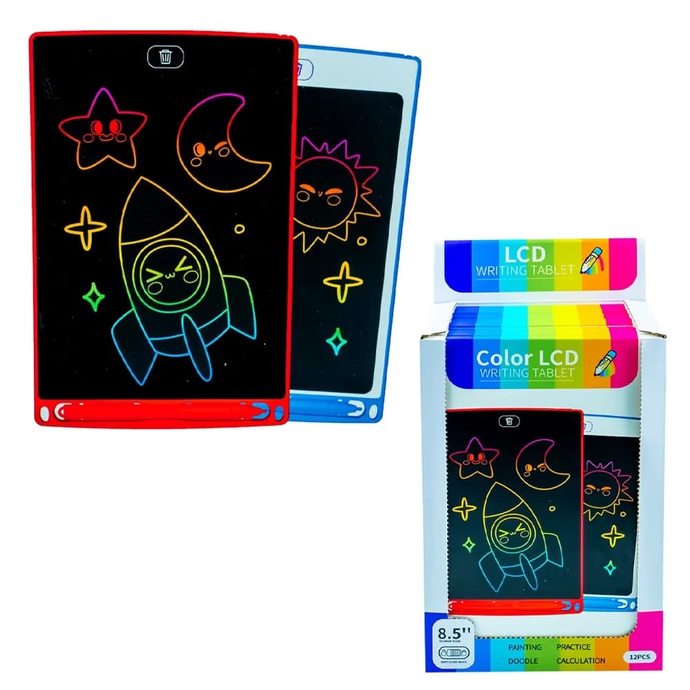 Tablita pentru scris, LCD, 8.5 inch, 12 buc/set