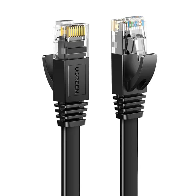 PATCH CORD UTP Ugreen Cat6, "NW102" fire din cupru, round cable, viteza maxima 1 Gbps, 1.5m, negru "60545" - 6957303865451