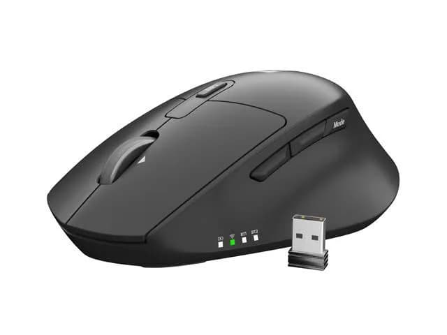 Kit Wireless tastatura si mouse NATEC STINGRAY 2, Negru — miniatură