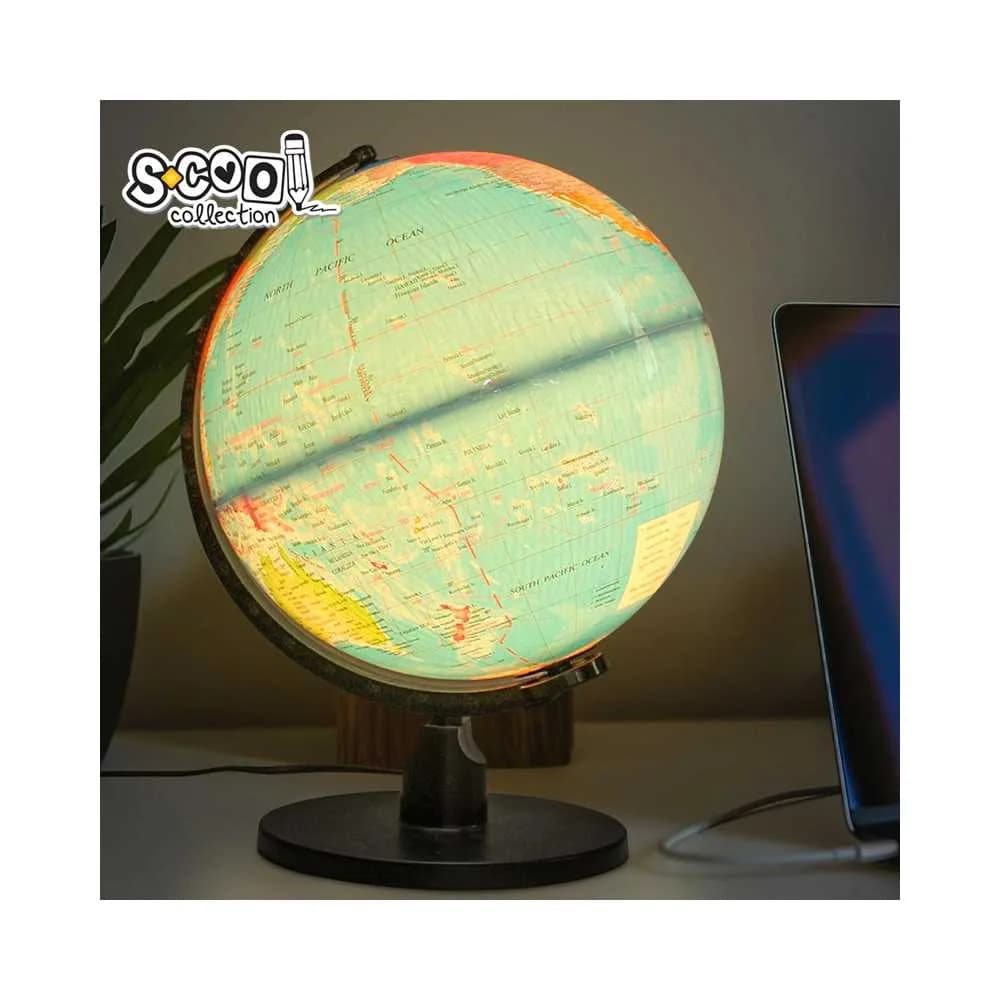 Glob pamantesc cu lumina, 32 cm - S-COOL — miniatură
