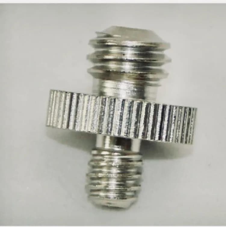 Șurub foto cu filet exterior dublu de 3/8 inch și 1/4 inch