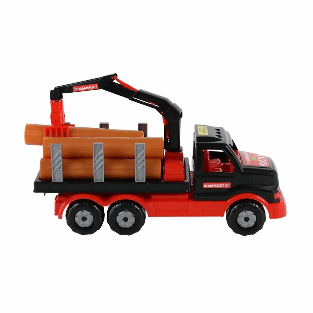 Camion cu lemne - Mammoet, 47x16x26 cm, Polesie — miniatură